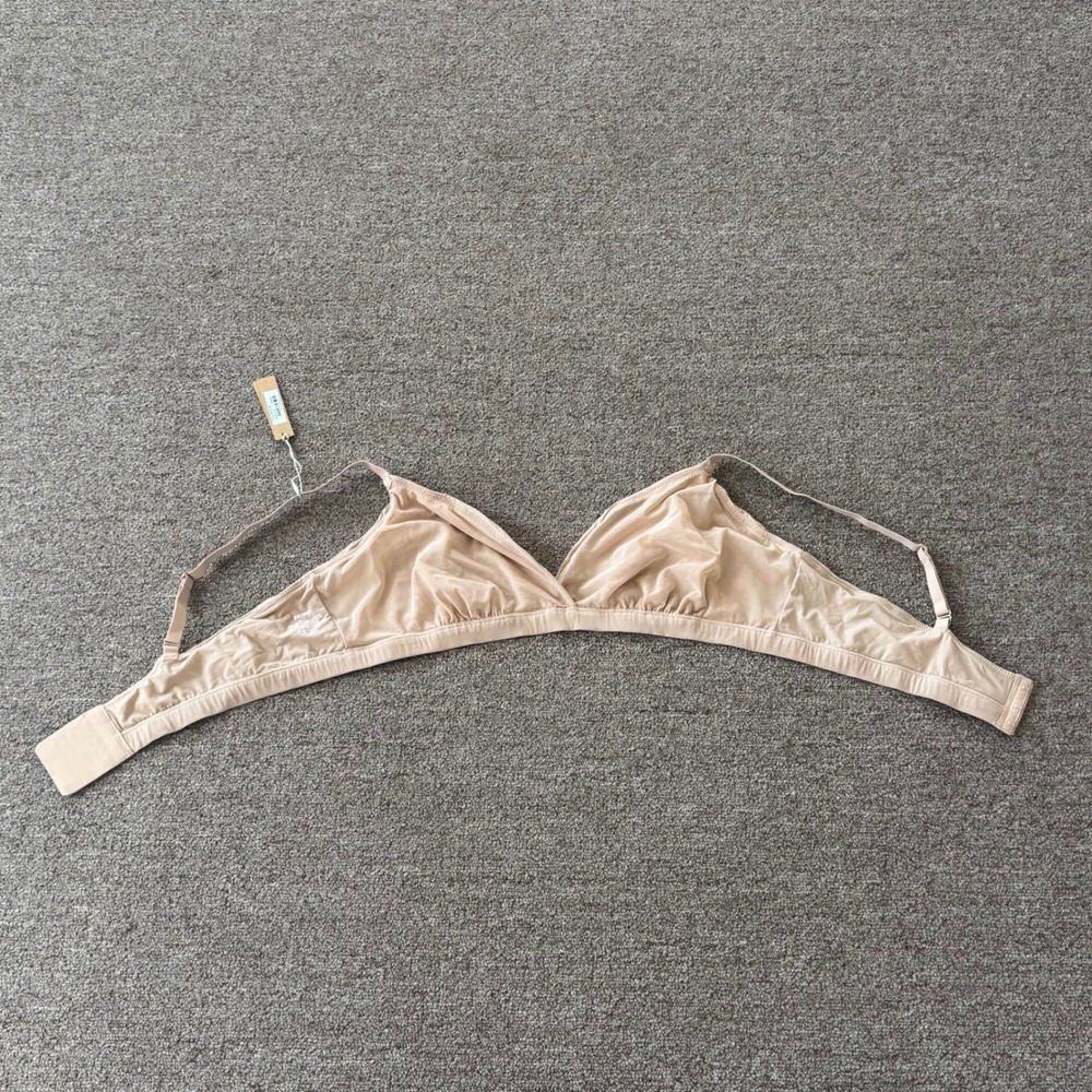 SKIMS Fits Everybody Triangle Bralette Clay Beige BR-TRI-0235 Plus Size 3X NWT